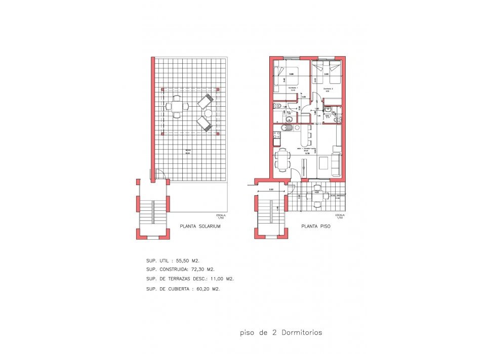 Neubouw - Bungalow - Fuente Alamo - La Pinilla