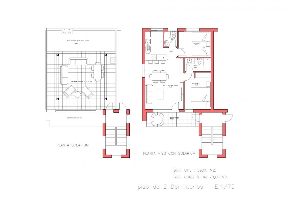 Neubouw - Bungalow - Fuente Alamo - La Pinilla