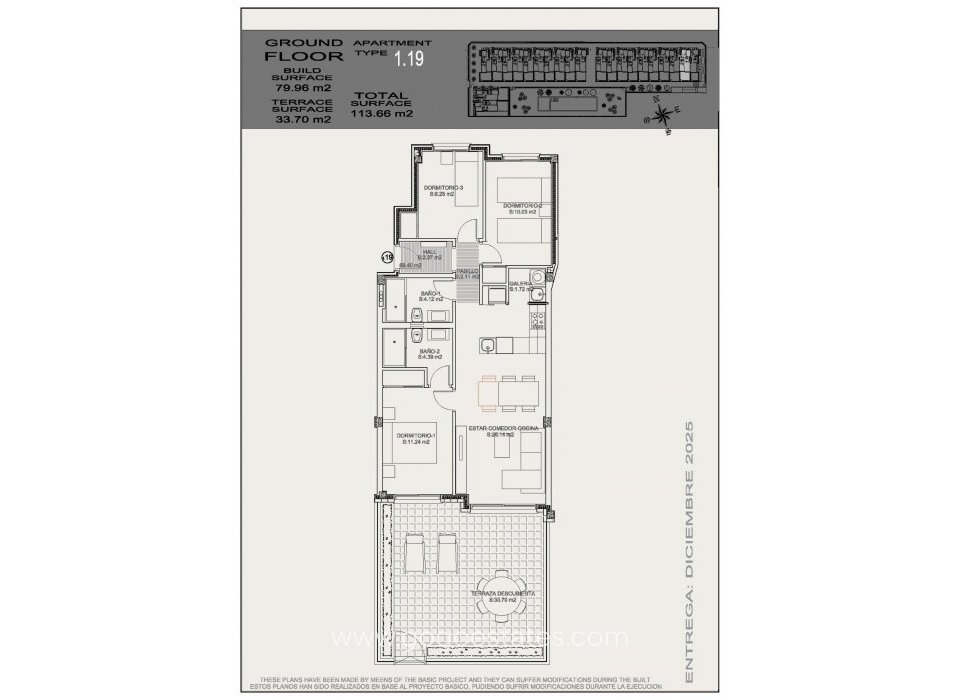 Neubouw - Bungalow - Torrevieja - Aguas Nuevas