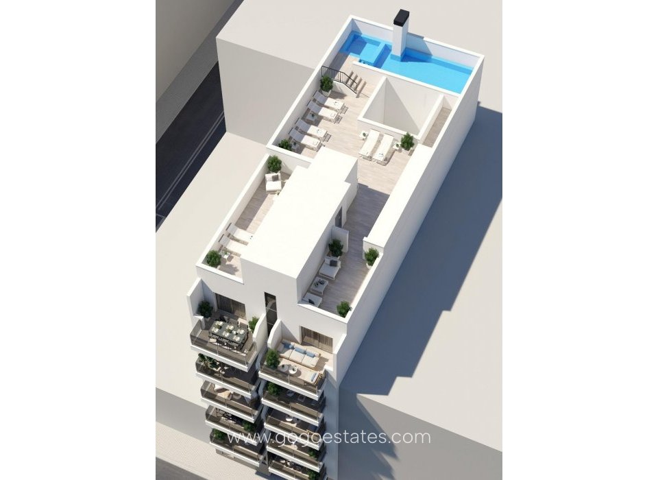 Neubouw - Penthouse - Torrevieja - Playa del Cura