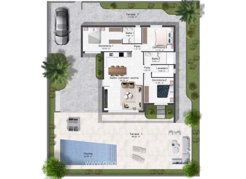 Obra Nueva - Villa / Chalet - Baños y Mendigo