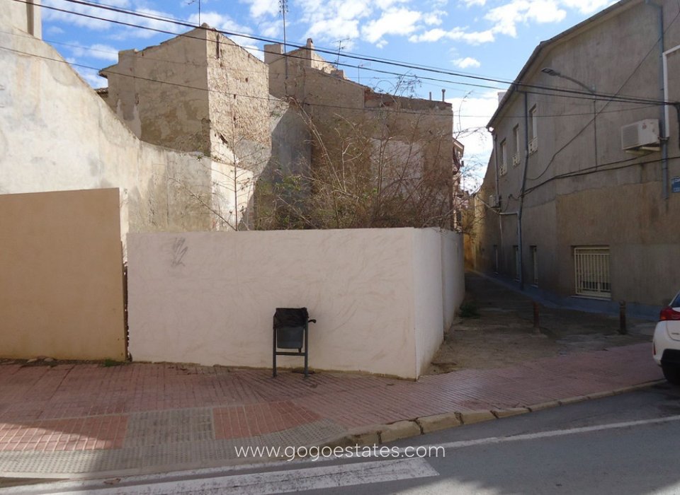 Resale - Plot - Land - Monóvar - Monòver - Monóvar - Monòver Centro