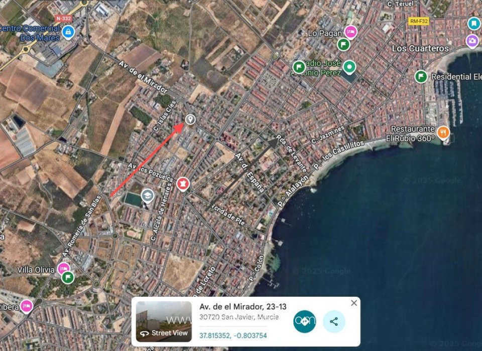 Resale - Plot - Land - San Javier - Santiago de la Ribera