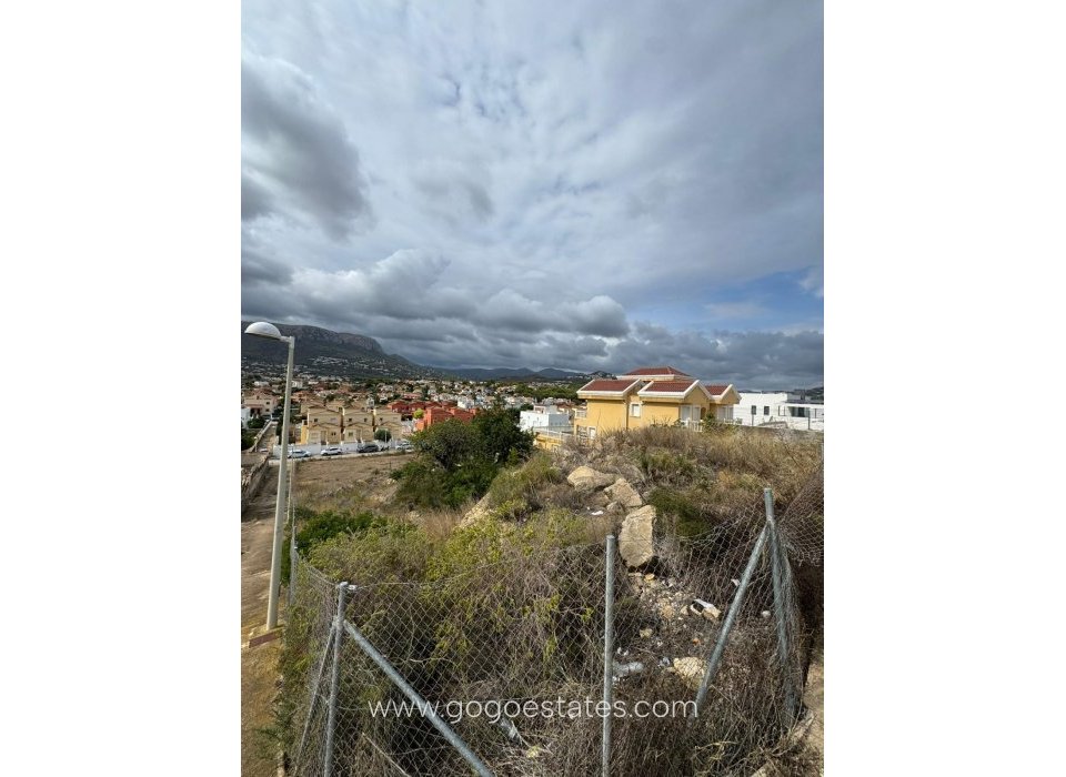Revente - Terrain - Terrain résidentiel - Calpe - Calpe Centro