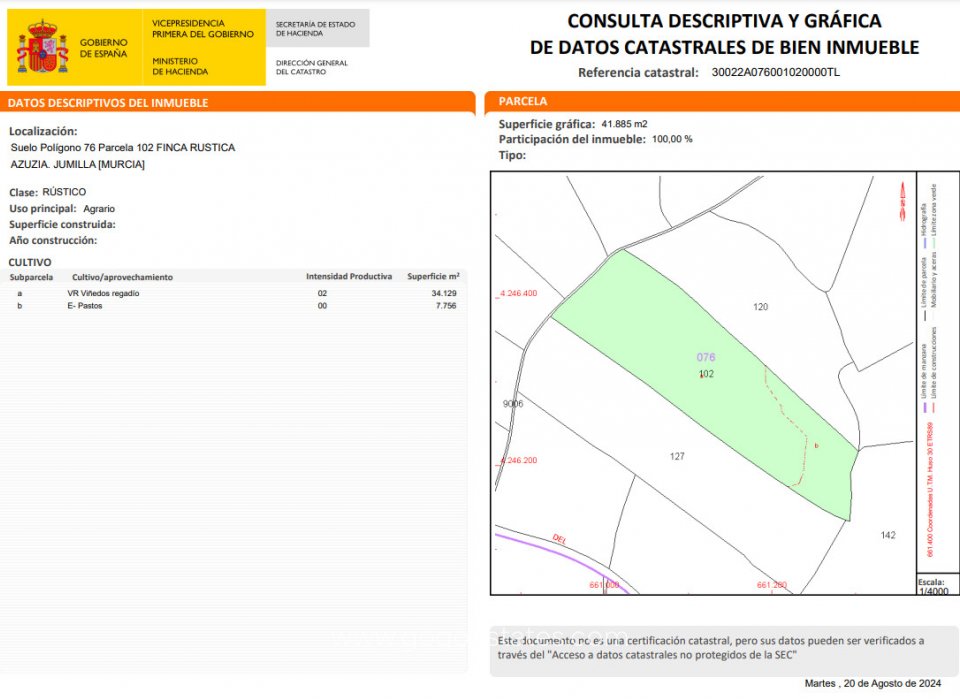 Te koop - Parcela - Jumilla - Jumilla Centro