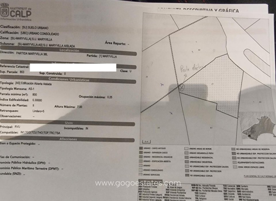 Te koop - Perceel - Land - Calpe - Calpe Centro