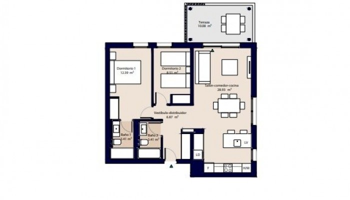 New Build - Apartment / Flat - San Juan Alicante