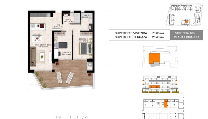 New Build - Apartment / Flat - Orihuela Costa - Los Altos