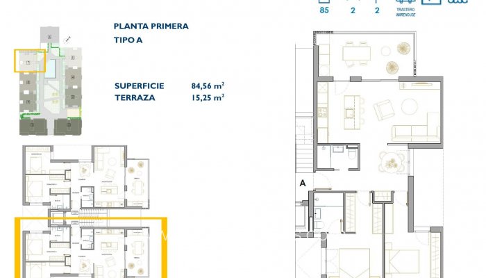 Nieuwbouw - Appartement - San Javier - Pueblo