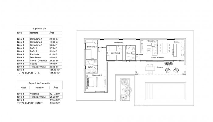 Obra Nueva - Villa / Chalet - Pinoso - Aspe