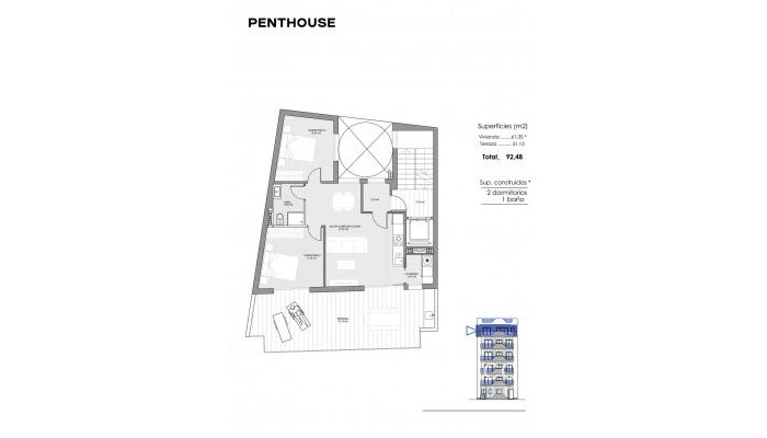 Neubouw - Penthouse - Torrevieja - Playa de los Locos