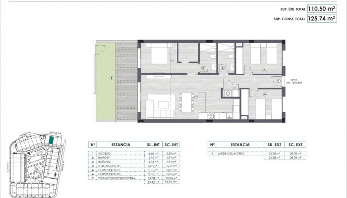 Obra Nueva - Apartamento / Piso - Monforte del Cid - Alenda Golf