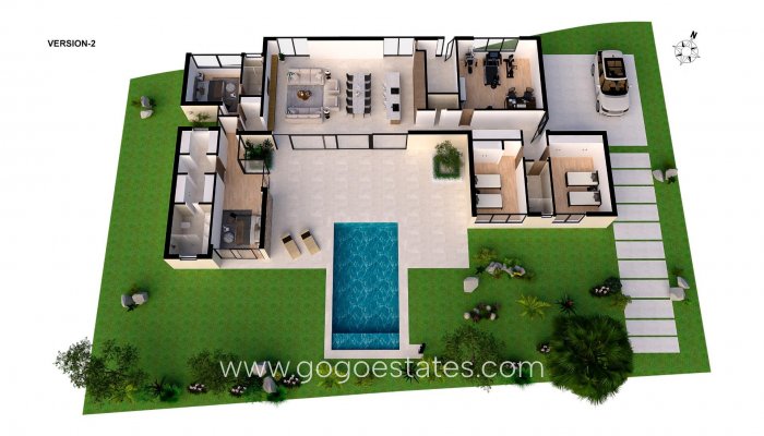 Obra Nueva - Villa / Chalet - Baños y Mendigo - Altaona golf and country village