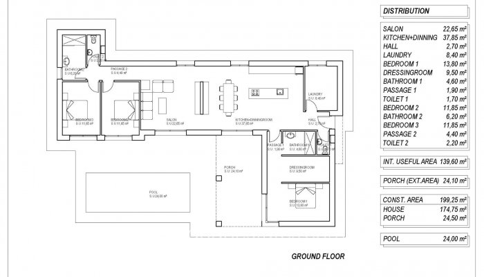 Obra Nueva - Villa / Chalet - Pinoso - Campo