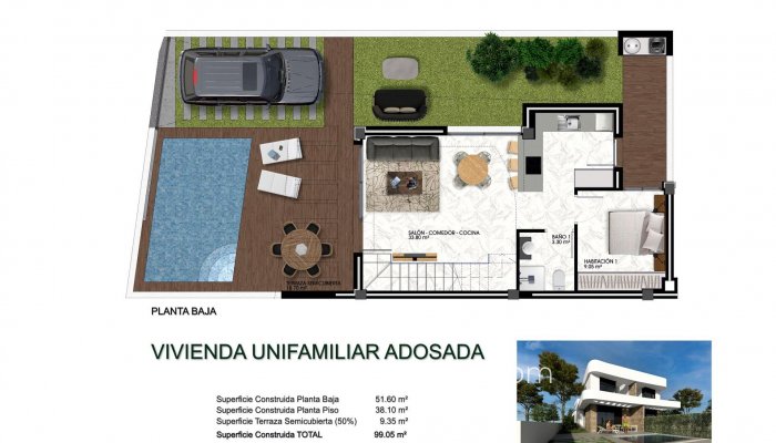 Obra Nueva - Villa / Chalet - Los Montesinos - La herrada