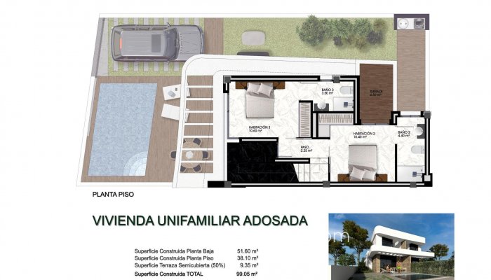 Obra Nueva - Villa / Chalet - Los Montesinos - La herrada