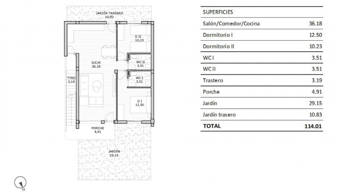 Nouvelle construction - Bungalow - San Miguel De Salinas - Pueblo