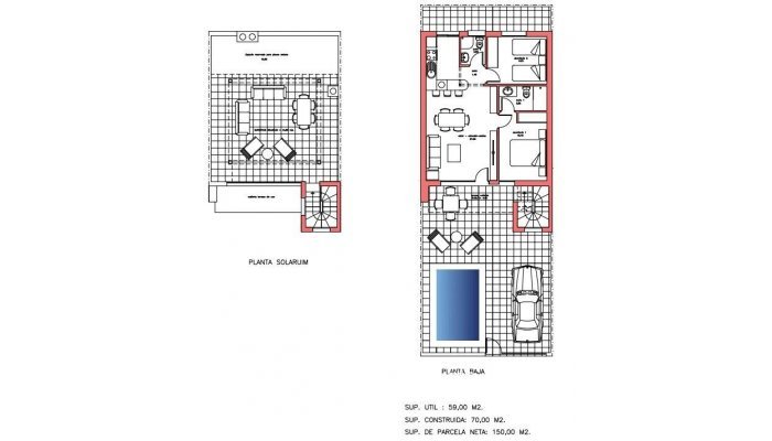 Nouvelle construction - Maison de ville - Fuente Alamo  - La Pinilla