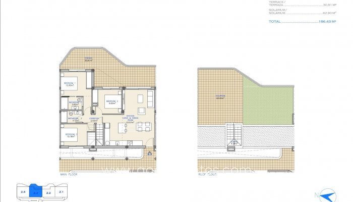 Nouvelle construction - Attique - Los Alcazares - Serena Golf