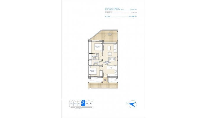 Obra Nueva - Apartamento / Piso - Los Alcazares - Serena Golf