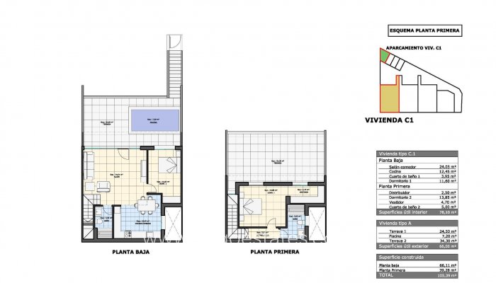 Nieuwbouw - Bungalow - Pilar De La Horadada - pueblo