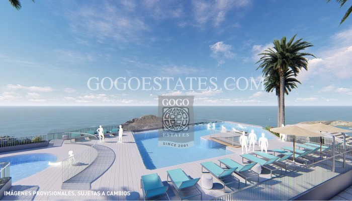 large pool areas with infinity sea views isa calma aguilas