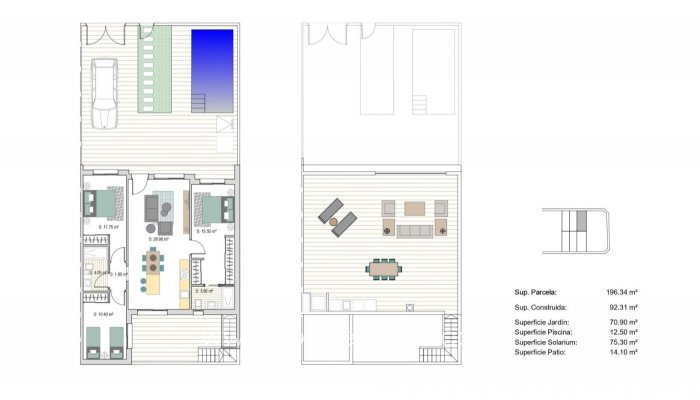 Nieuwbouw - Town House - San Javier - Parque del doce