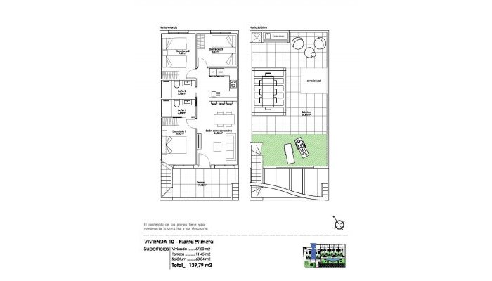 Nieuwbouw - Bungalow - Pilar De La Horadada - Parque Ramon eugenio Escudero