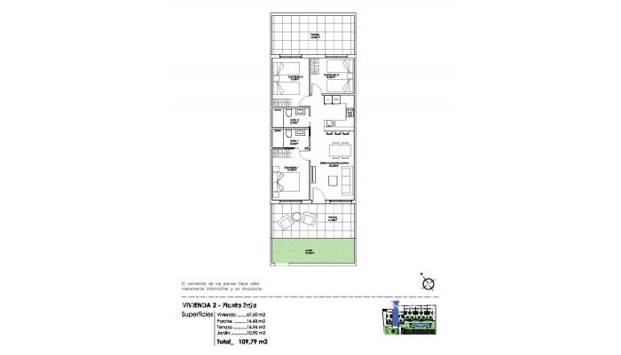 Nieuwbouw - Bungalow - Pilar De La Horadada - Parque Ramon eugenio Escudero