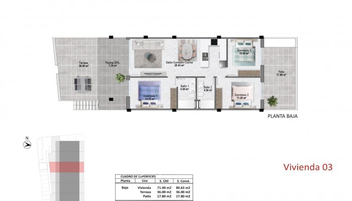 Nieuwbouw - Bungalow - Pilar De La Horadada - pueblo