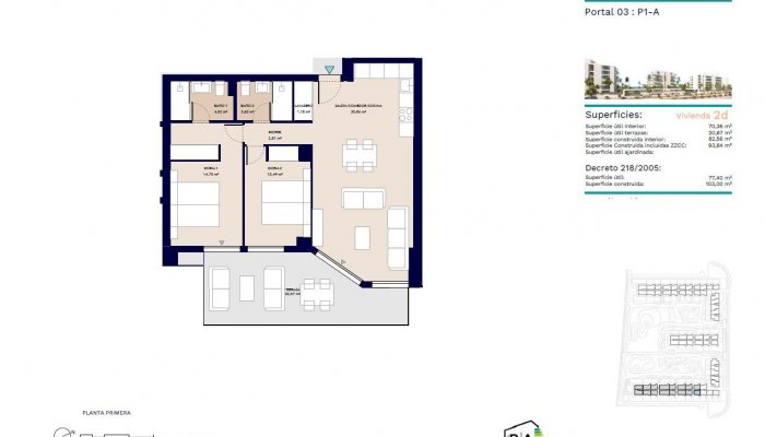 Nieuwbouw - Apartment - Almerimar - 1ª Linea De Playa