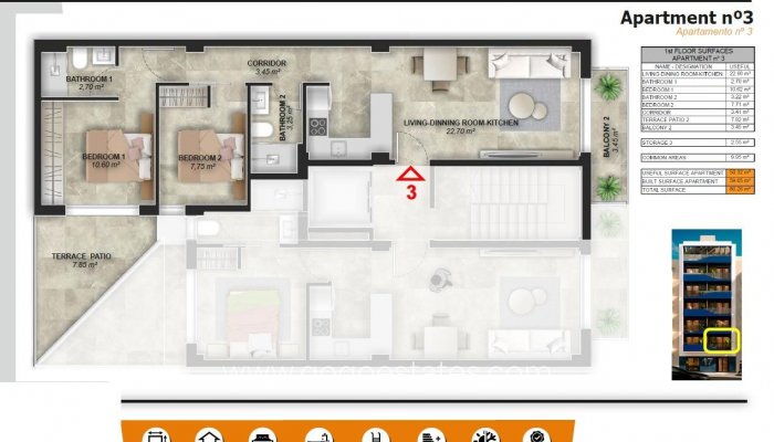 Nieuwbouw - Apartment - Torrevieja - Playa Del Acequión