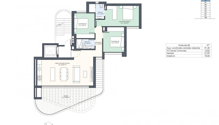 Nieuwbouw - Penthouse - Guardamar del Segura - Avenida del Puerto