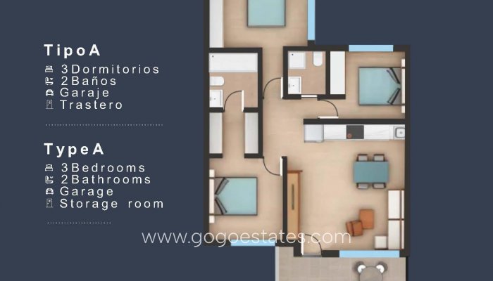 Nouvelle construction - Bungalow - San Pedro Del Pinatar - Los Pinos