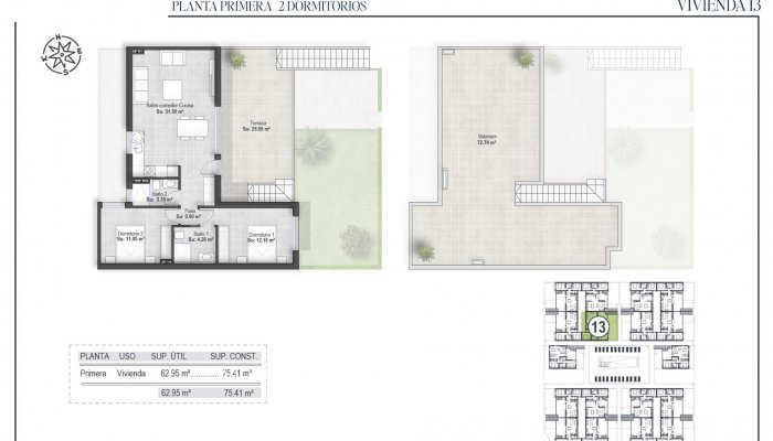 Nieuwbouw - Bungalow - Alhama De Murcia - Condado de Alhama
