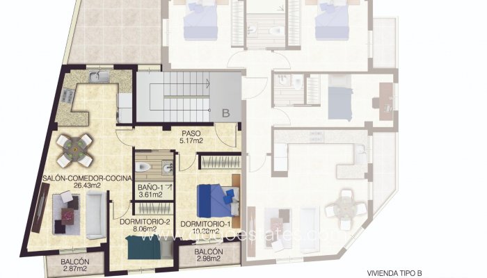 Nieuwbouw - Apartment - Jacarilla - pueblo