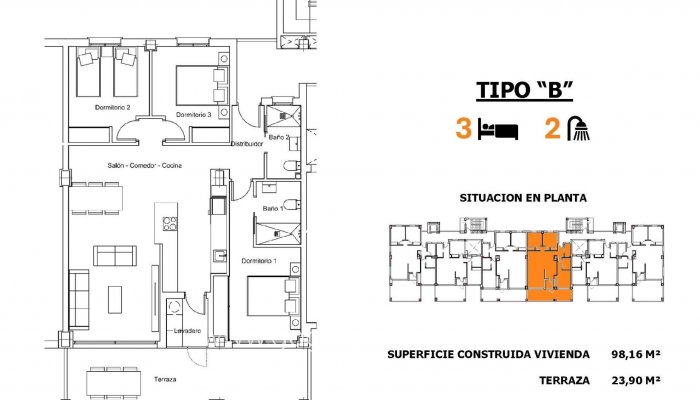 Nieuwbouw - Apartment - San Miguel De Salinas - Pueblo