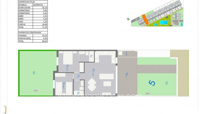 Nieuwbouw - Bungalow - Pilar De La Horadada - pueblo