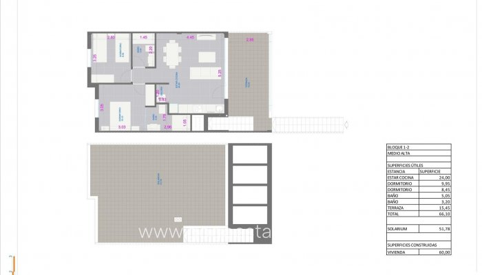 Nieuwbouw - Bungalow - Pilar De La Horadada - pueblo