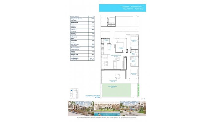 Nieuwbouw - Apartment - Pilar De La Horadada - Playa de las Higuericas