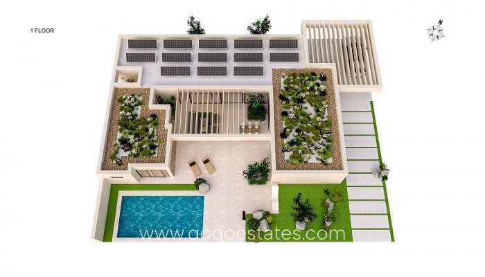 Nieuwbouw - Villa - Baños y Mendigo - Altaona Golf