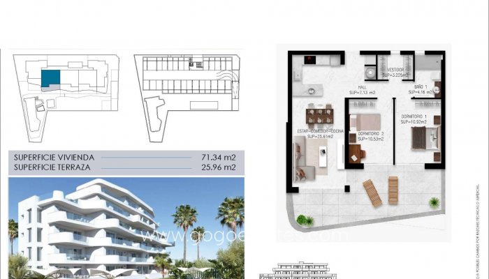 Nieuwbouw - Apartment - Pilar De La Horadada - Mil Palmeras