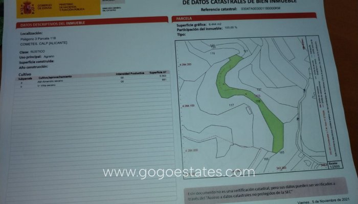 Revente - Terrain - Terrain - Calpe - Calpe Centro