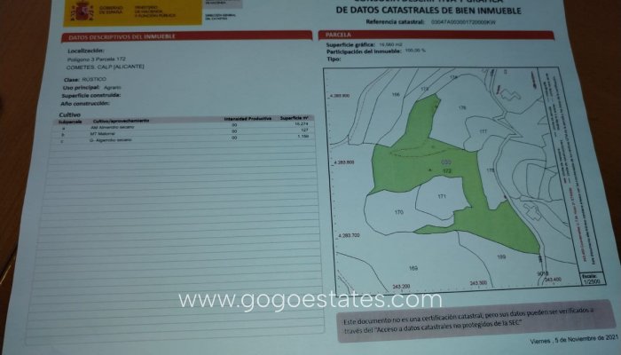 Te koop - Perceel - Land - Calpe - Calpe Centro