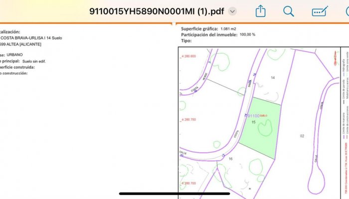 Te koop - Perceel - Land - Altea - Altea Centro