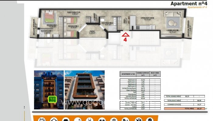 Nieuwbouw - Apartment - Torrevieja - Playa de El Cura