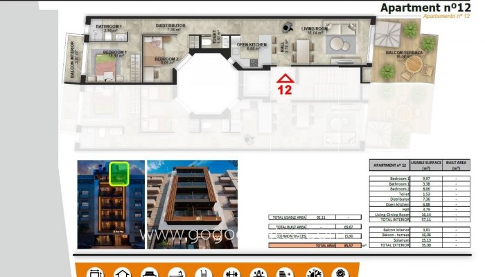 Nieuwbouw - Penthouse - Torrevieja - Playa de El Cura