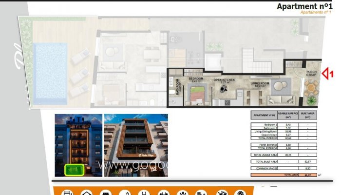 Nieuwbouw - Apartment - Torrevieja - Playa de El Cura