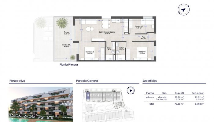 Nieuwbouw - Apartment - San Javier - Santiago de la Ribera
