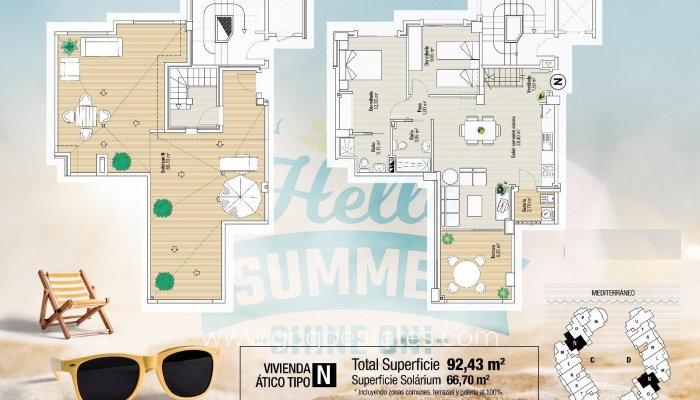 Nieuwbouw - Penthouse - La Manga del Mar Menor - LA MANGA